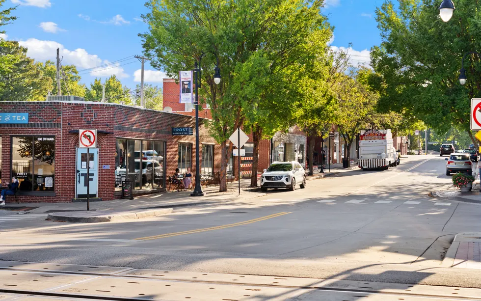 Central Texas downtown street scene for comparing nearby communities