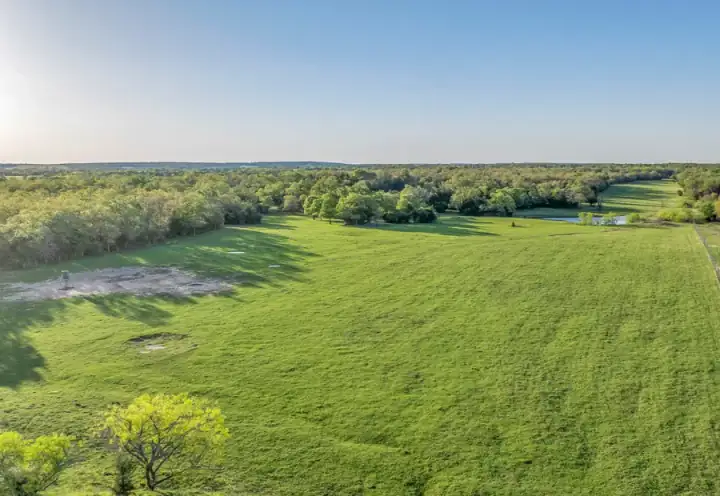 Open green pasture and rural land near Jarrell in northern Williamson County
