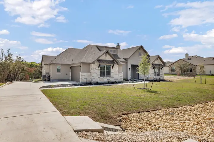Central Texas home on a broad lot with room around the property