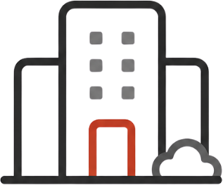 Brokerage building icon
