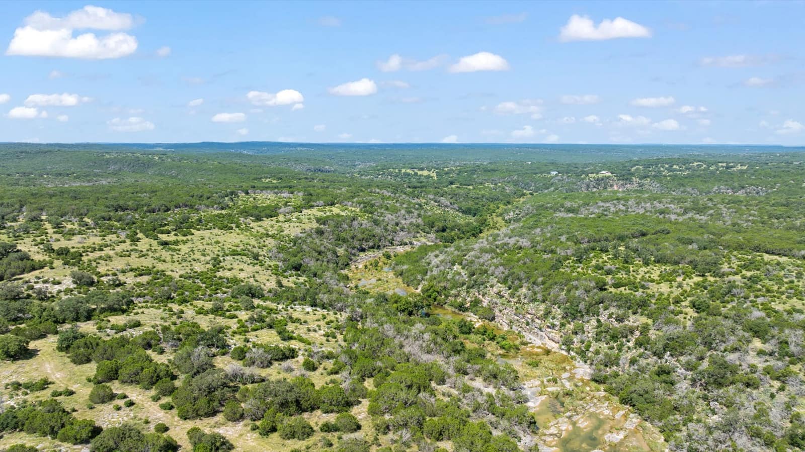 Hill Country and Central Texas aerial view for comparing nearby markets